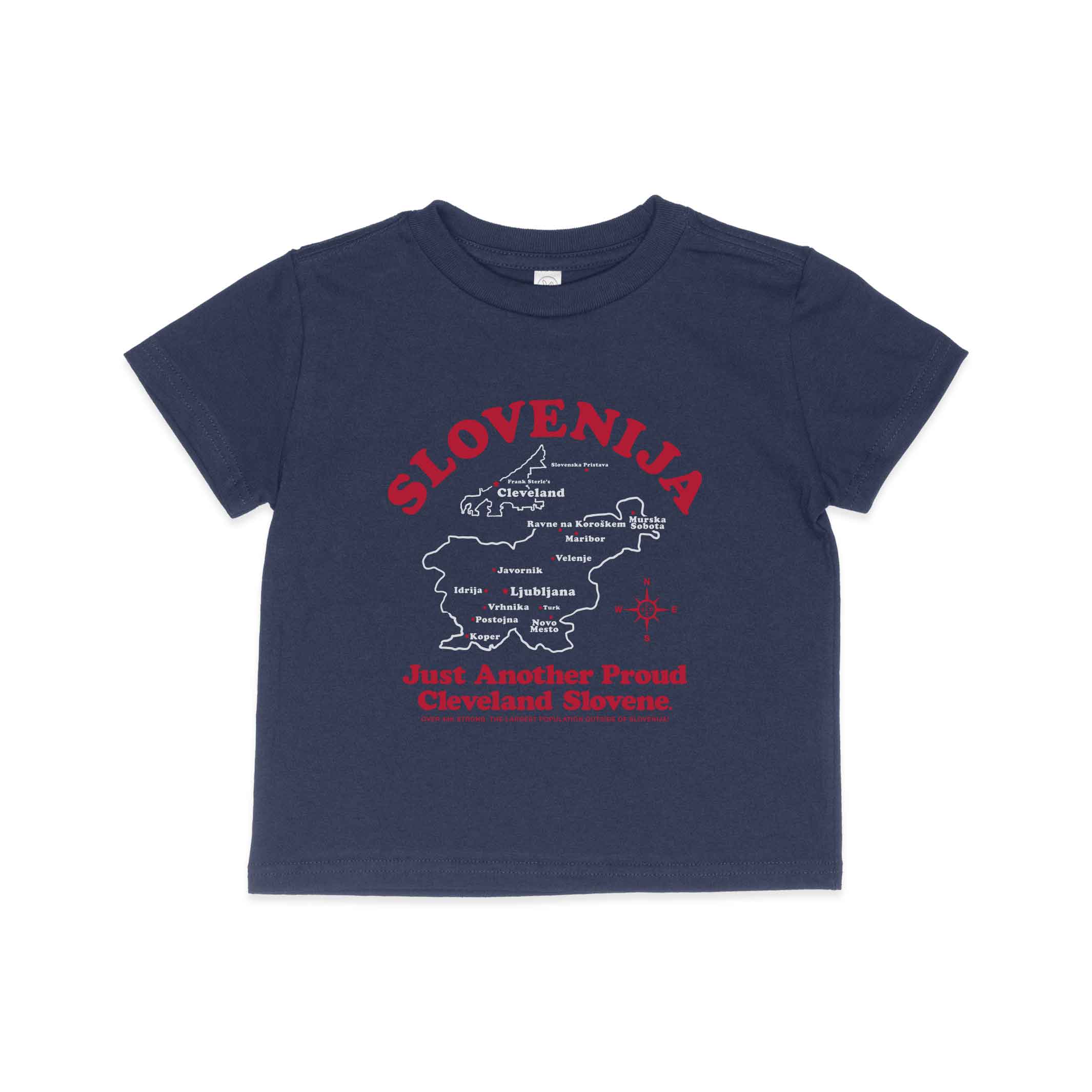 Just Another Proud Cleveland Slovene - Toddler Crew T-Shirt (ONLINE ONLY) Regular price