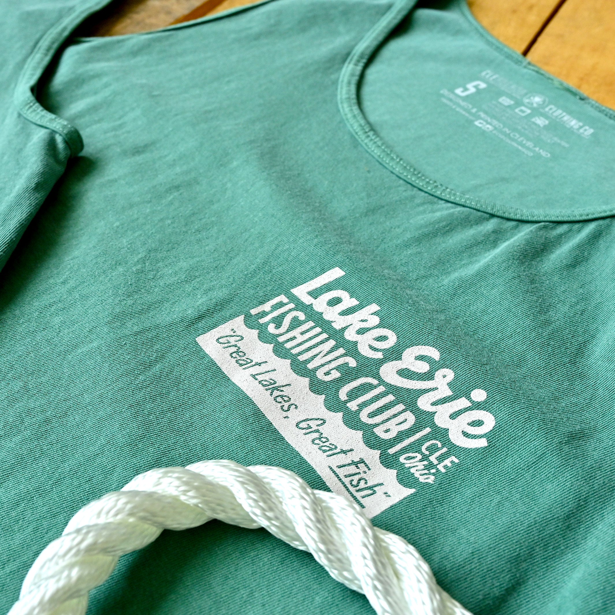 Lake Erie Fishing Club - Unisex/Mens Tank - Image 4
