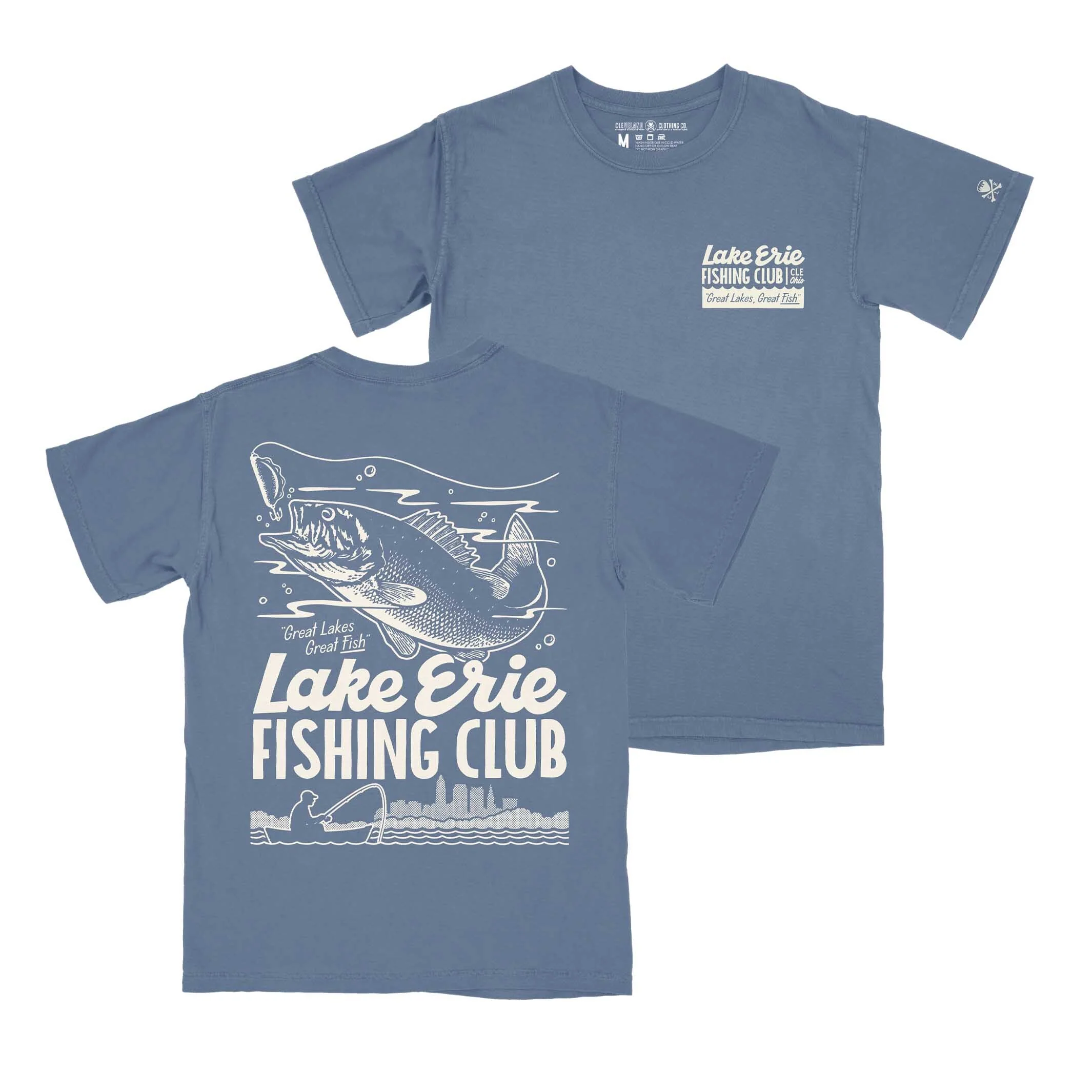 Lake Erie Fishing Club - Mens/Unisex Crew T-Shirt