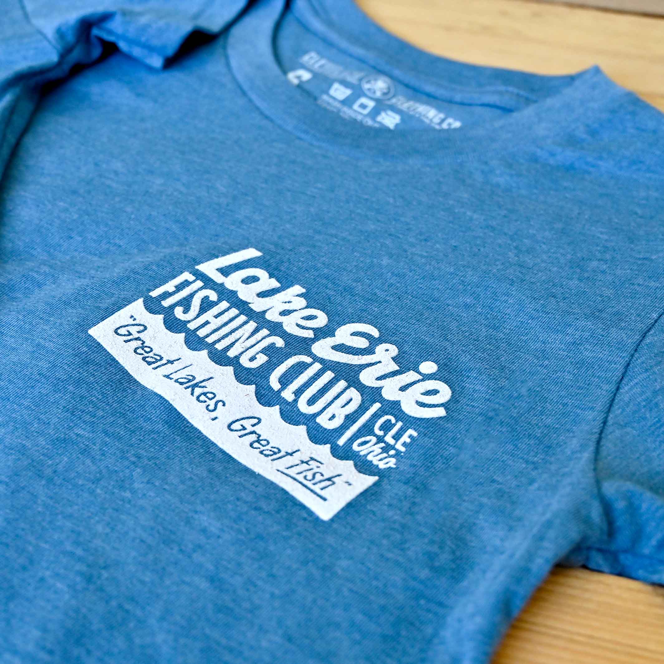 Lake Erie Fishing Club - Youth Crew T-shirt - Image 4