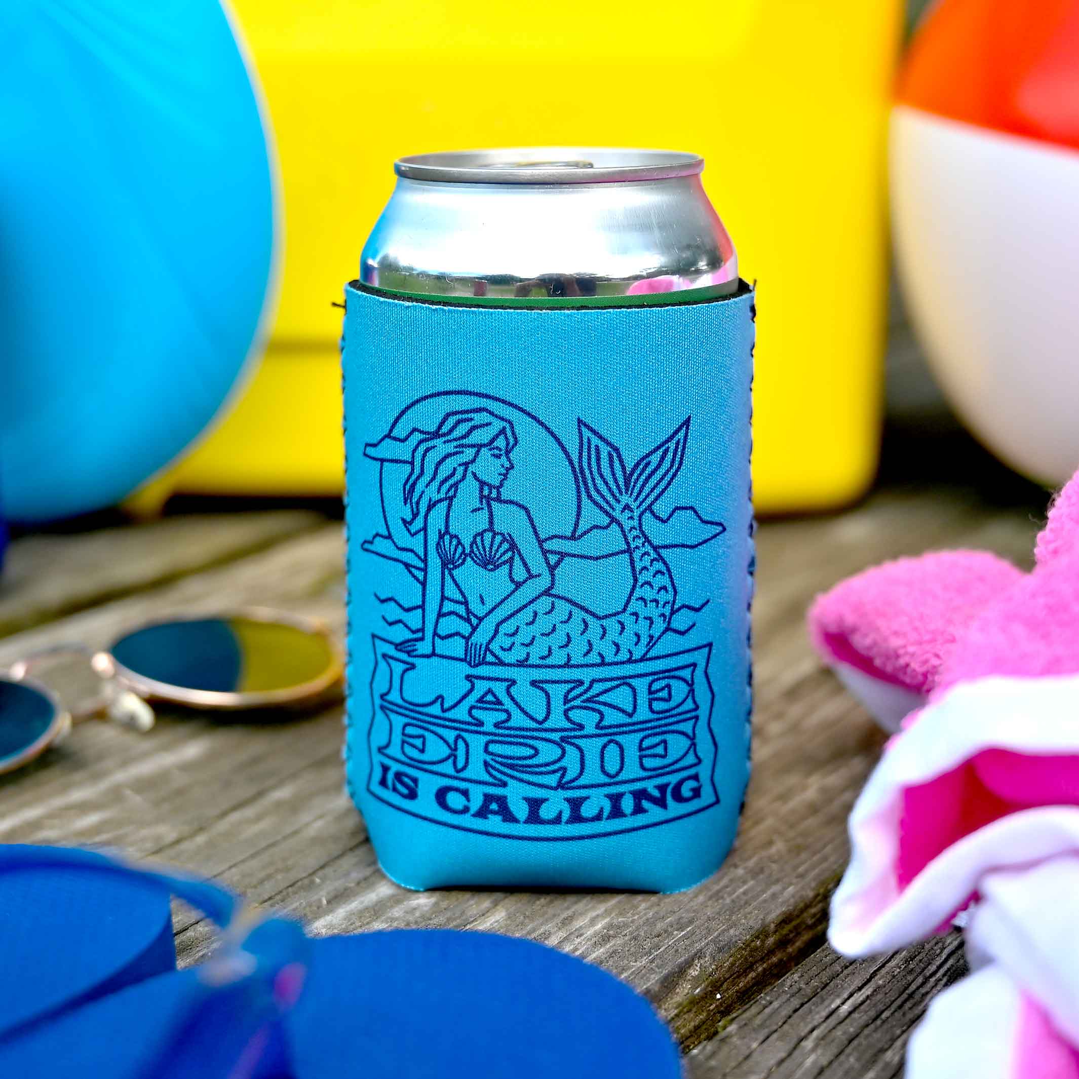 Lake Erie Is Calling Neoprene Can Cooler - Image 2