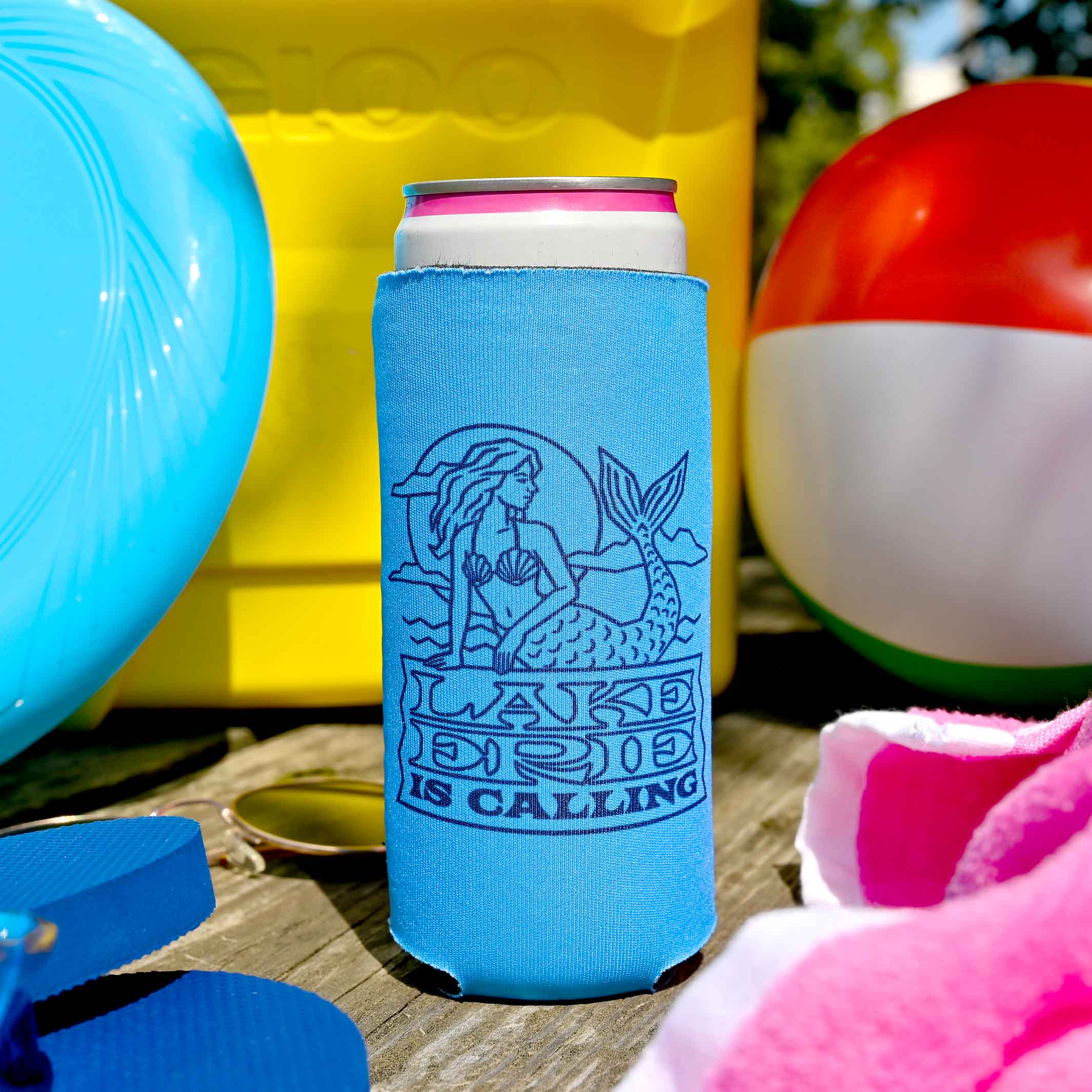 Lake Erie Is Calling Skinny Can Cooler - Image 2