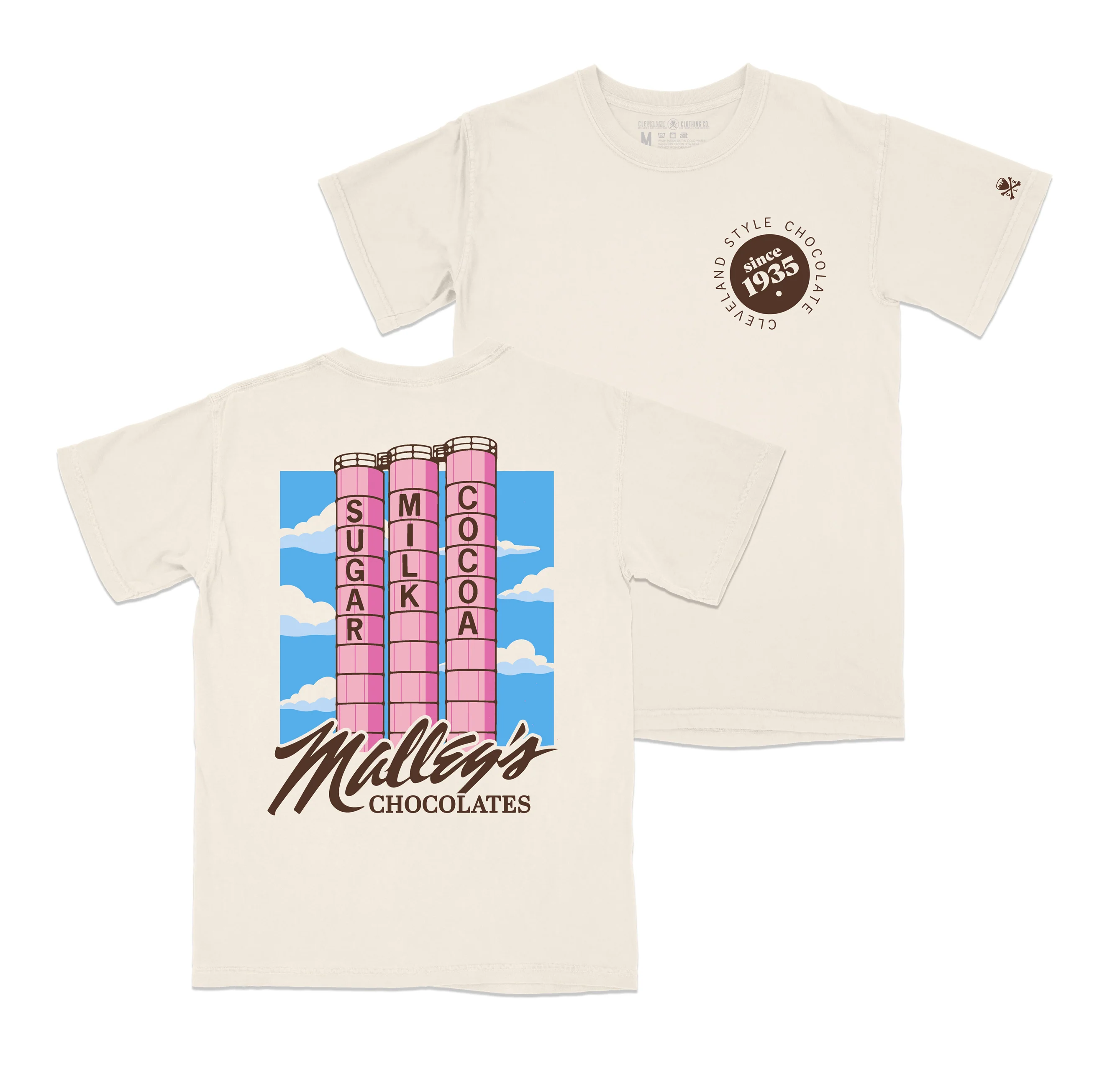 Malley's Silos - 1935 Seal - Mens/Unisex Crew T-shirt