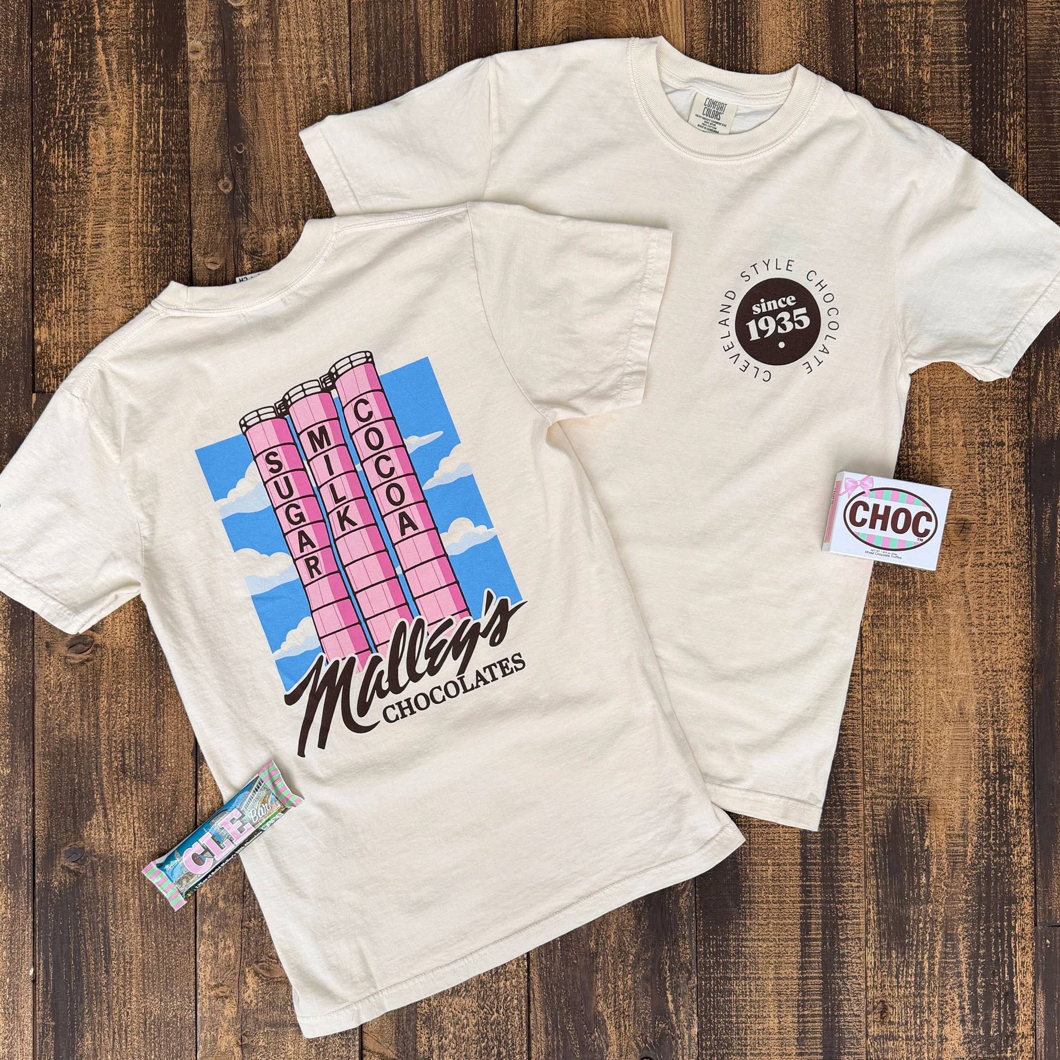 Malley's Silos - 1935 Seal - Mens/Unisex Crew T-shirt - Image 2