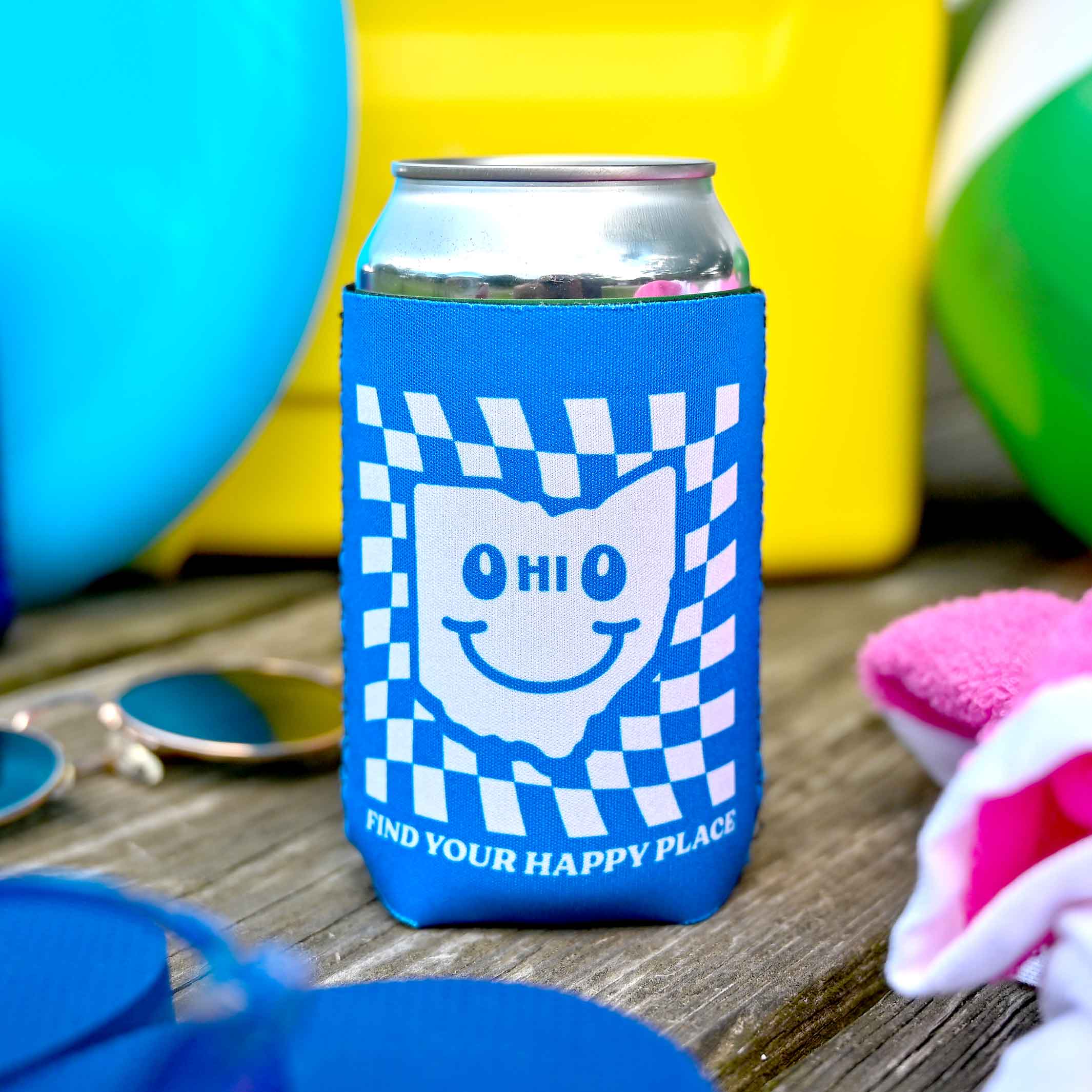 Ohio Happy Place Neoprene Can Cooler - Image 2