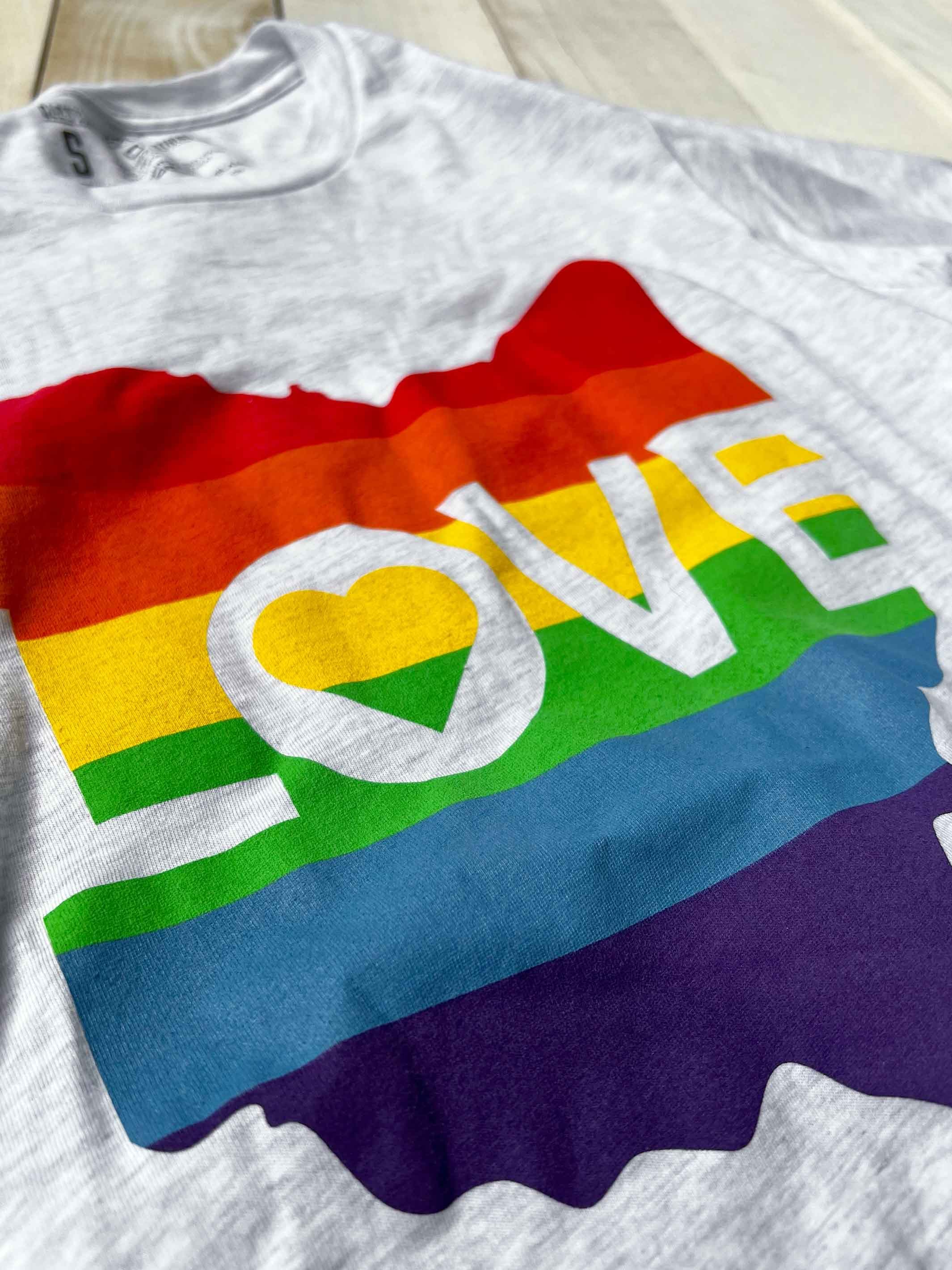 Ohio Love Pride - Mens/Unisex Crew T-Shirt - Image 3