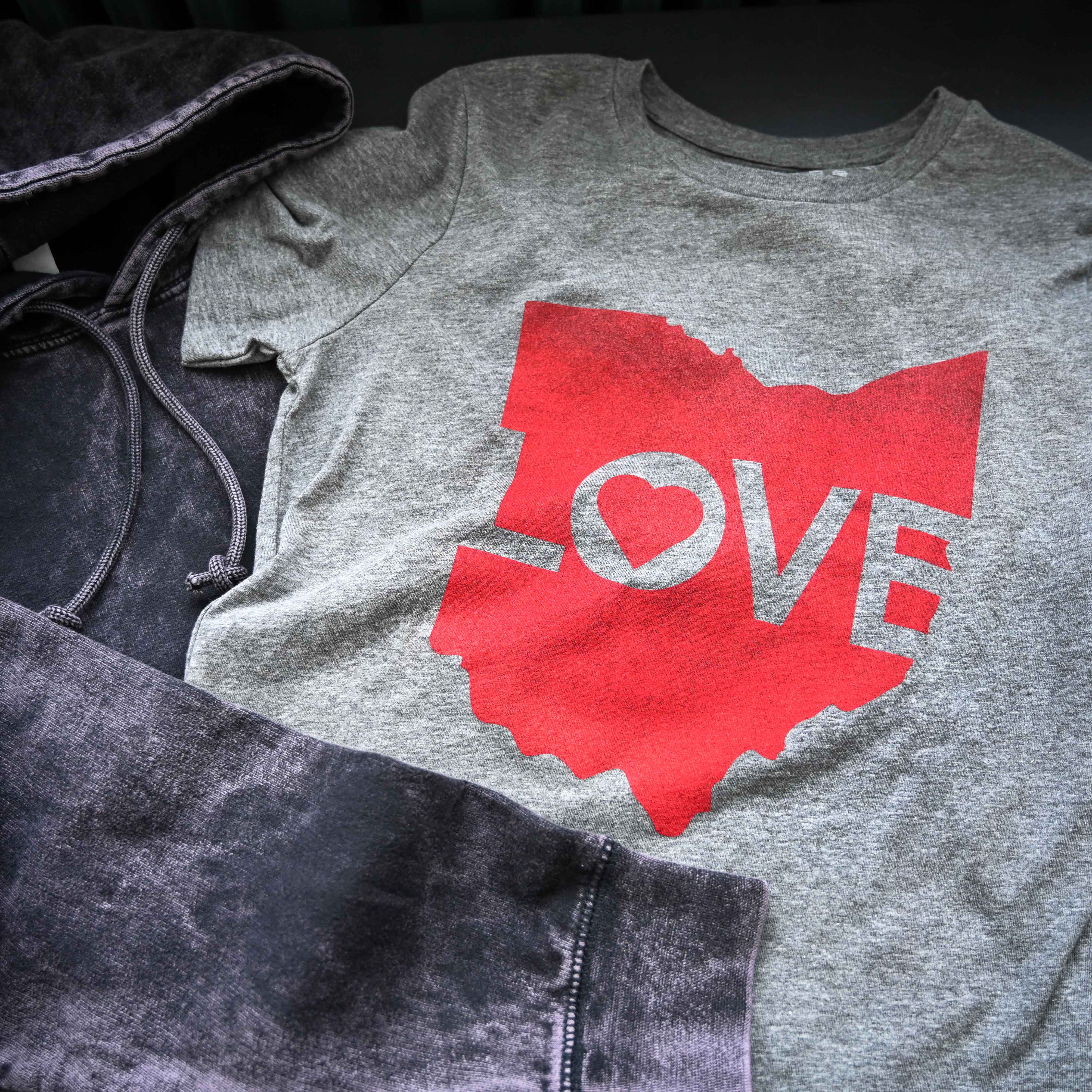 Ohio Love Logo - Womens Crew T-Shirt - Image 2