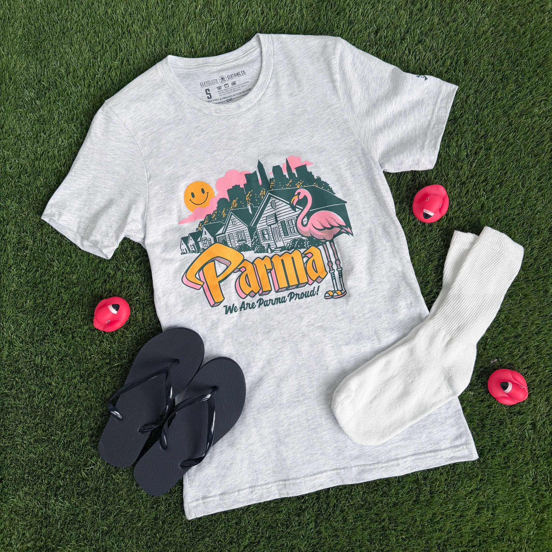Parma Proud - Mens/Unisex Crew T-shirt - Image 2