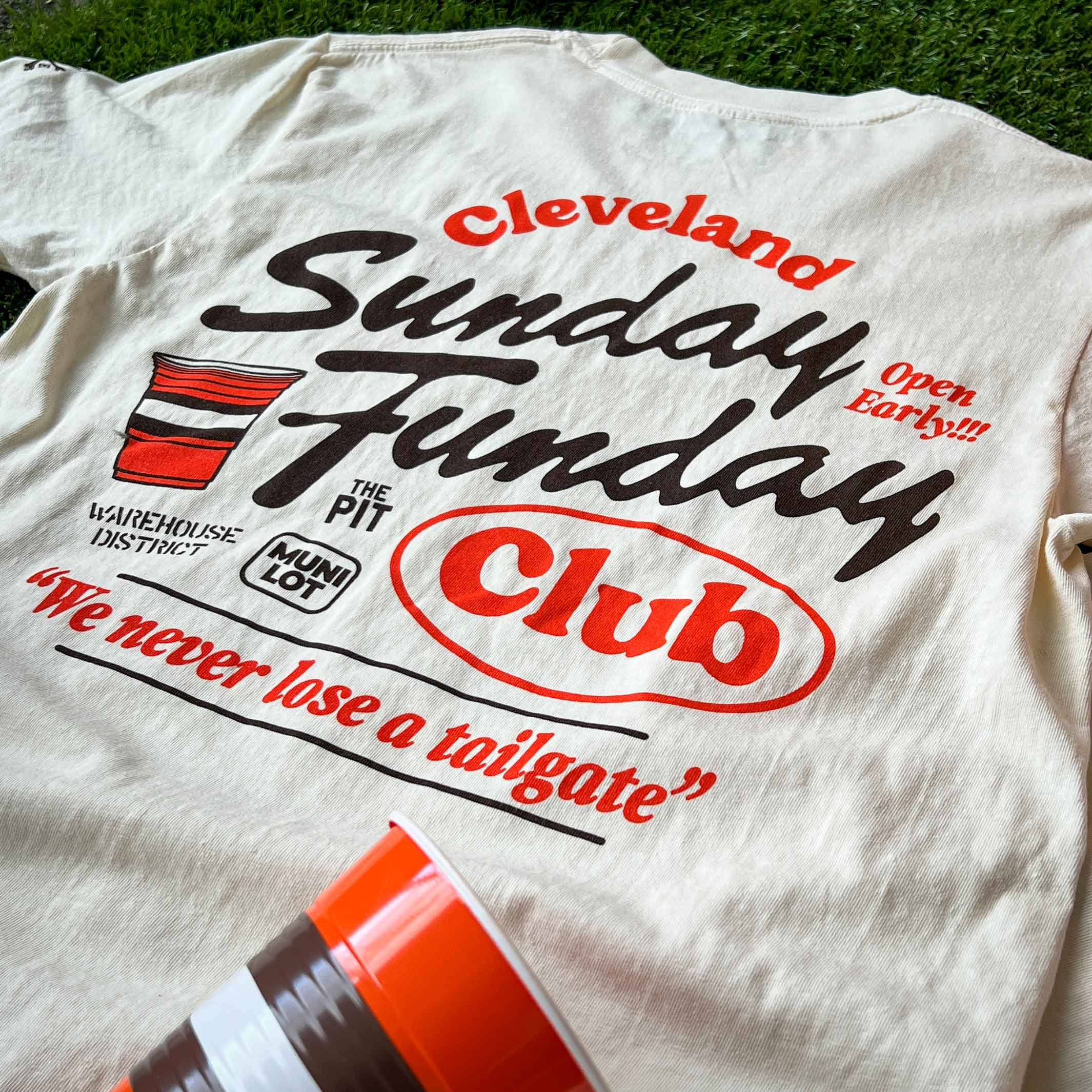 Sunday Funday - Mens/Unisex Crew T-Shirt - Image 2