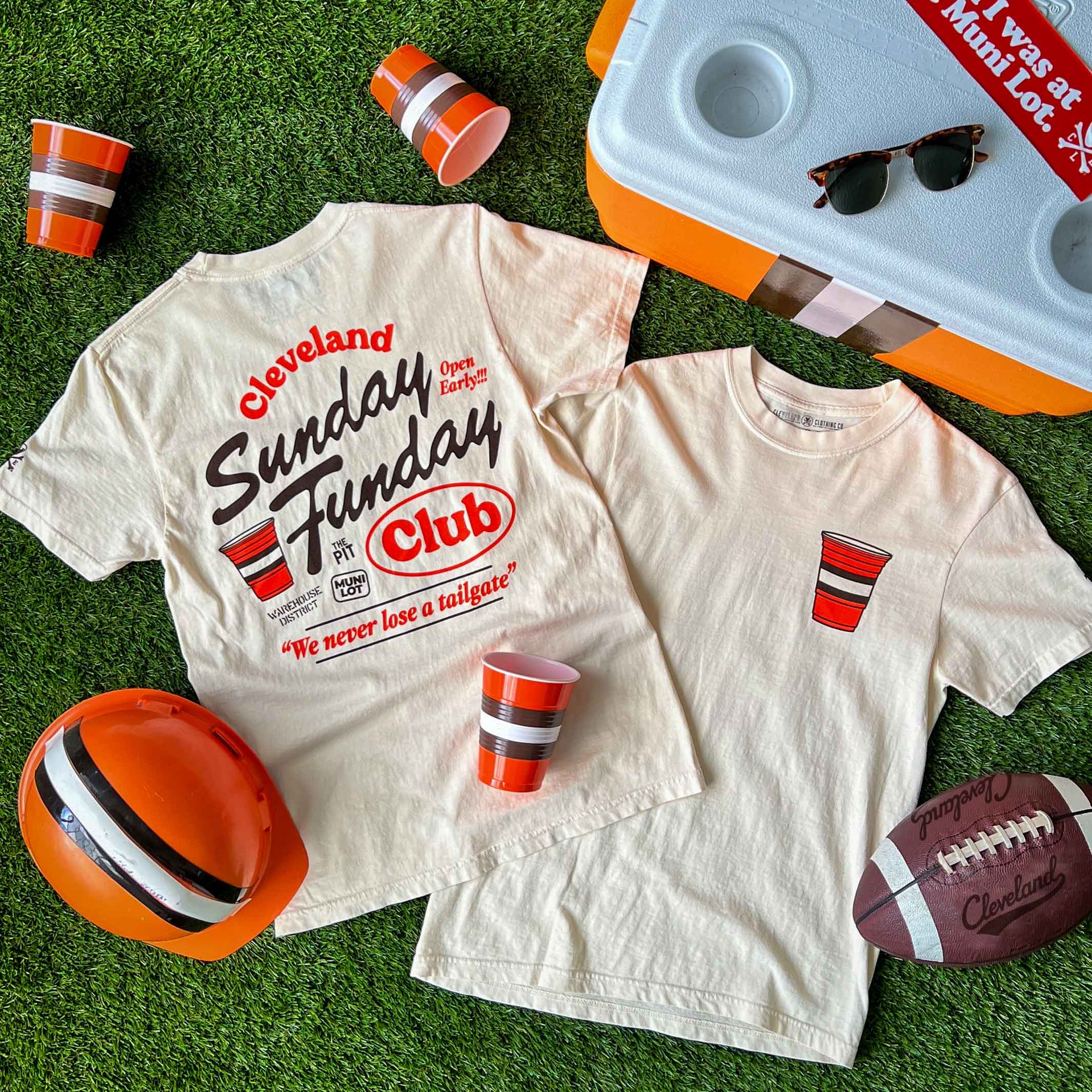 Sunday Funday - Mens/Unisex Crew T-Shirt - Image 3