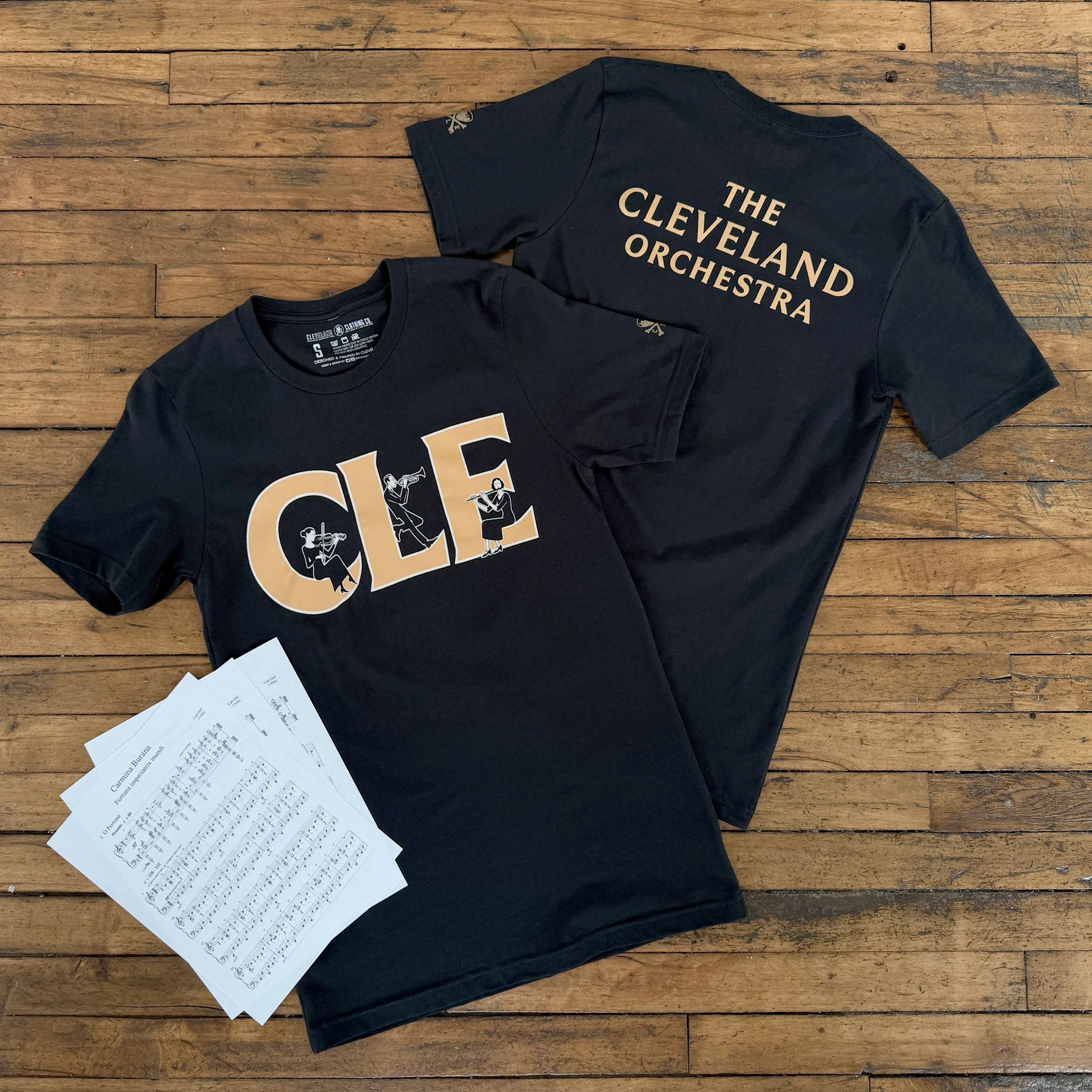 The Cleveland Orchestra - CLE Musicians Mens/Unisex Crew T-shirt - Image 2