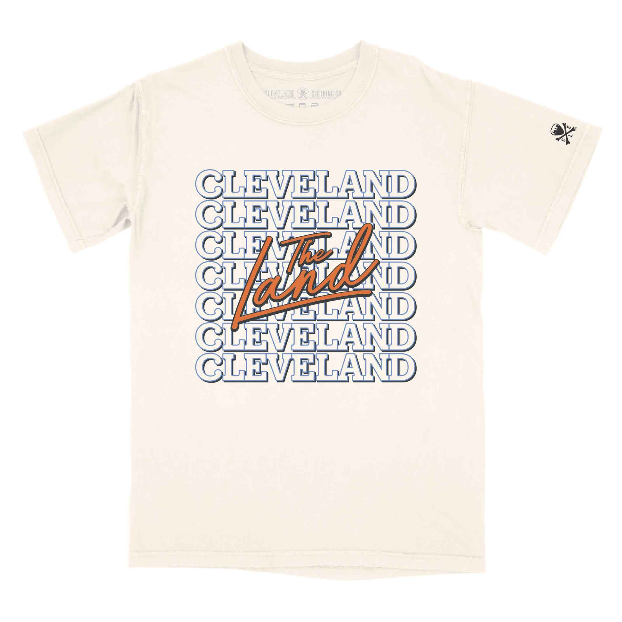 The Land Cleveland Repeat - Old School - Mens/Unisex Crew T-Shirt