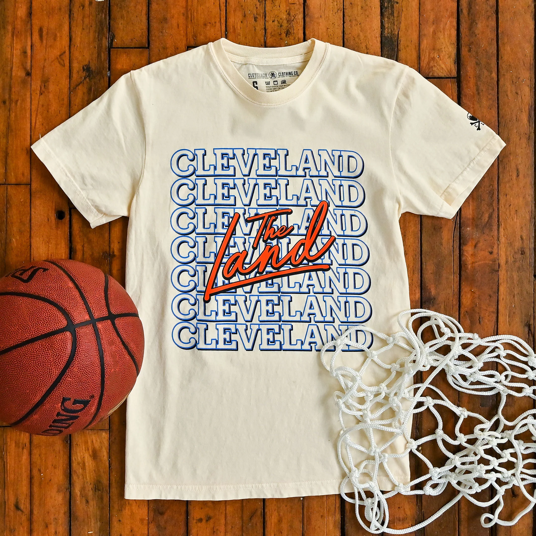 The Land Cleveland Repeat - Old School - Mens/Unisex Crew T-Shirt - Image 3