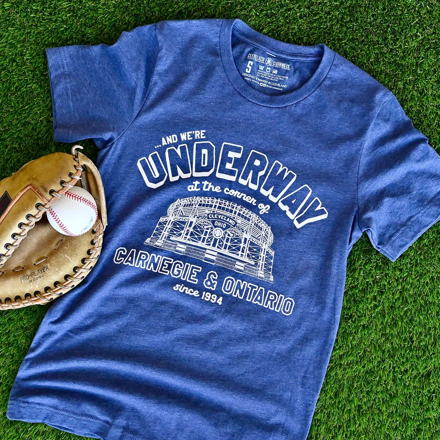 Underway At The Corner - Mens/Unisex Crew T-Shirt - Image 2